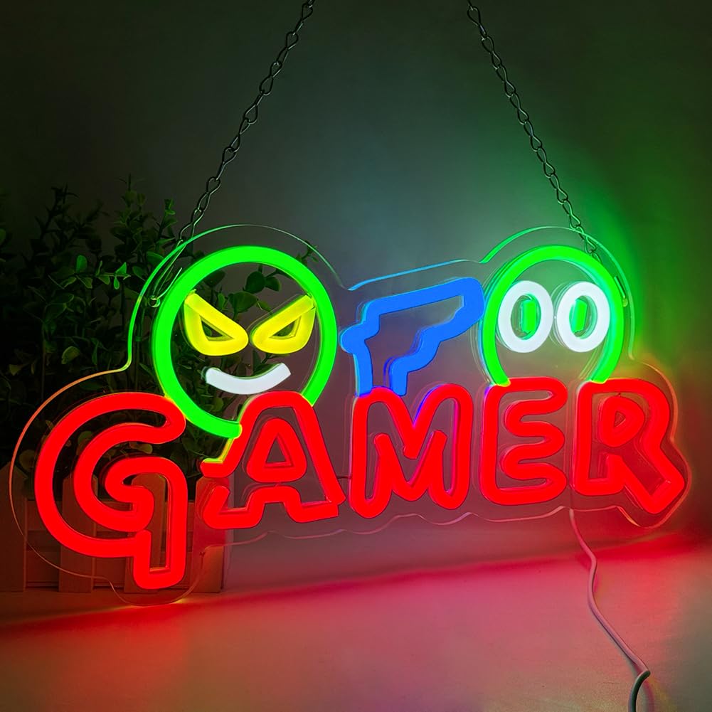 Party Games Easter - Gamer Neon Sign LED Wall Light