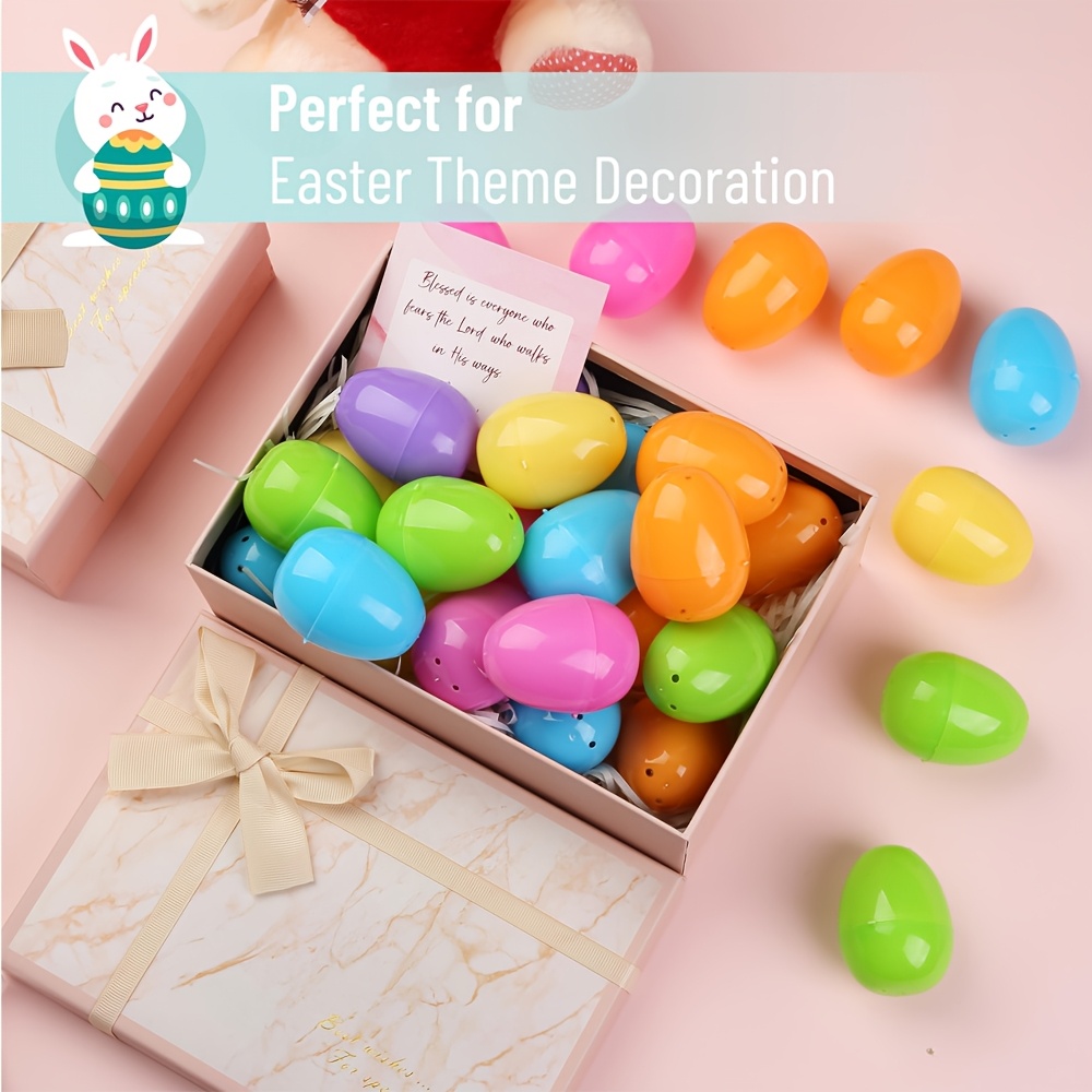 Party Games Easter Egg - 100PCS Plastic Easter Eggs Fillable Plastic
