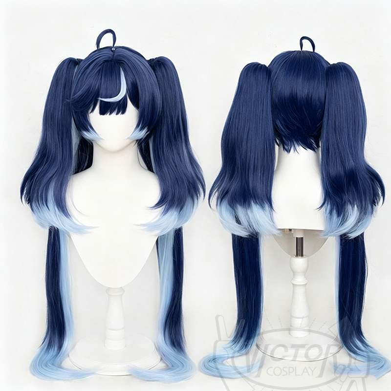 Zelda Party Games - Game Iuno Synthetic Hair Long Blue