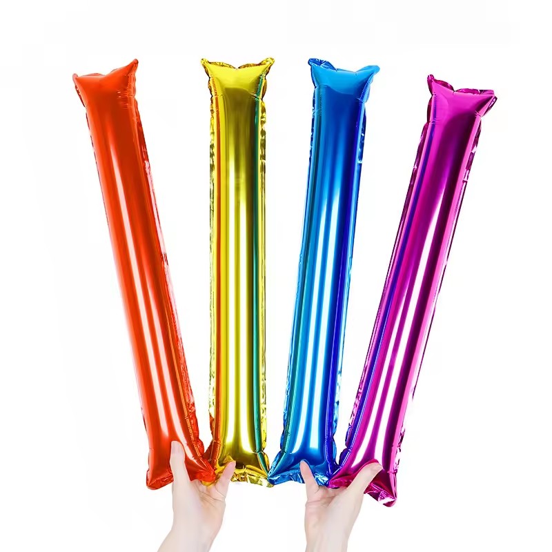 Party Games Easter - 10/30pc Aluminum Film Inflatable Stick Cheering
