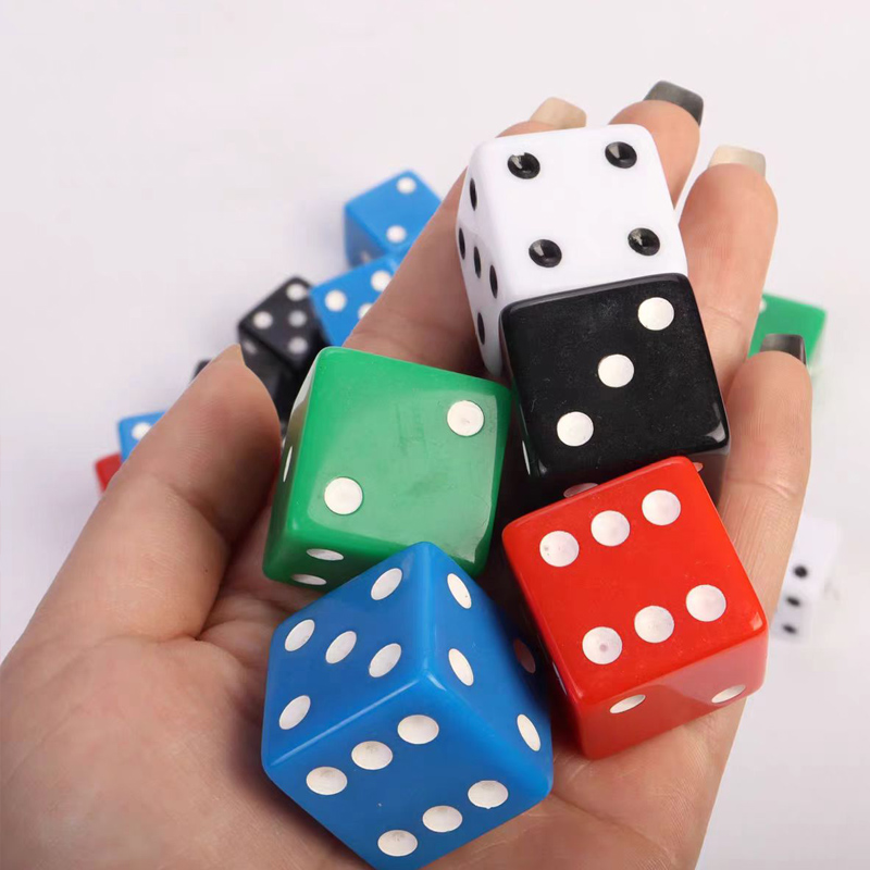 D6 Square Dice Cubes 25MM with - огляд і ціна Party Games No Supplies