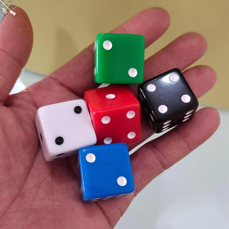 D6 Square Dice Cubes 25MM with - огляд і ціна Party Games No Supplies