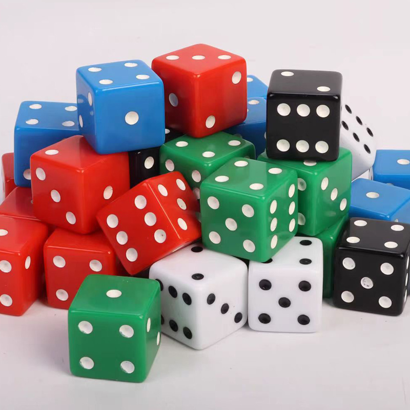 D6 Square Dice Cubes 25MM with - огляд і ціна Party Games No Supplies