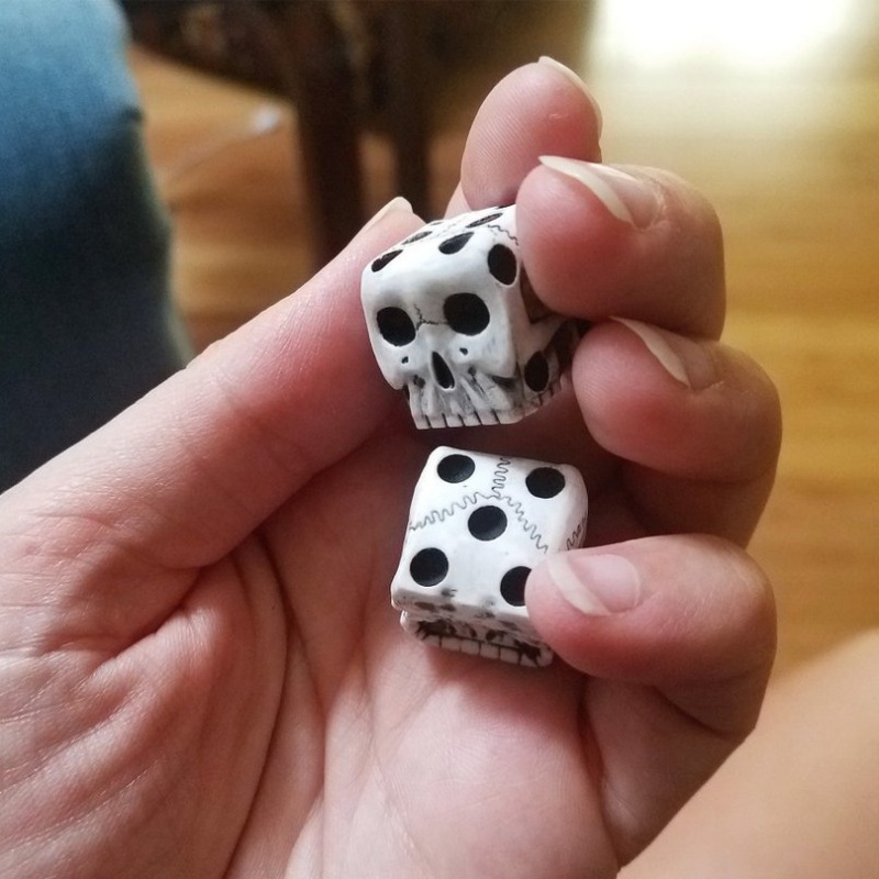 5/10pcs Skeleton Dice Magic Sc - огляд і ціна Party Games No Supplies