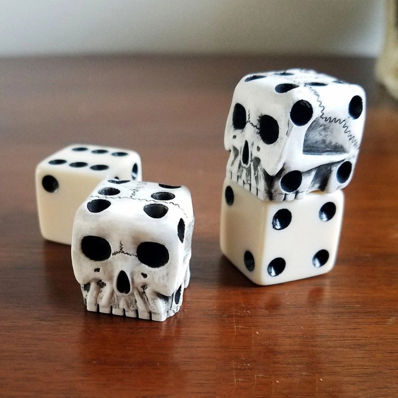 5/10pcs Skeleton Dice Magic Sc - огляд і ціна Party Games No Supplies