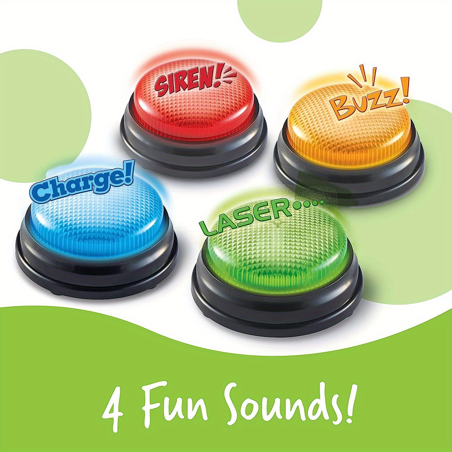 4pcs Lights and Sounds Buzzers - огляд і ціна Party Games Quiz