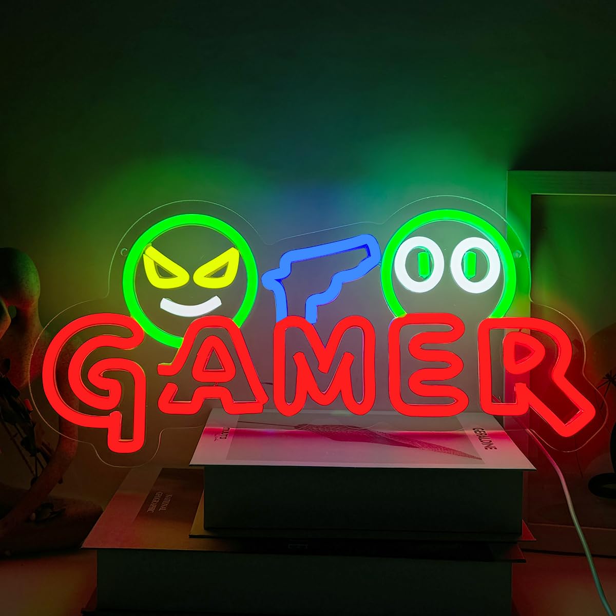 Gamer Neon Sign LED Wall Light - огляд і ціна Party Games Easter