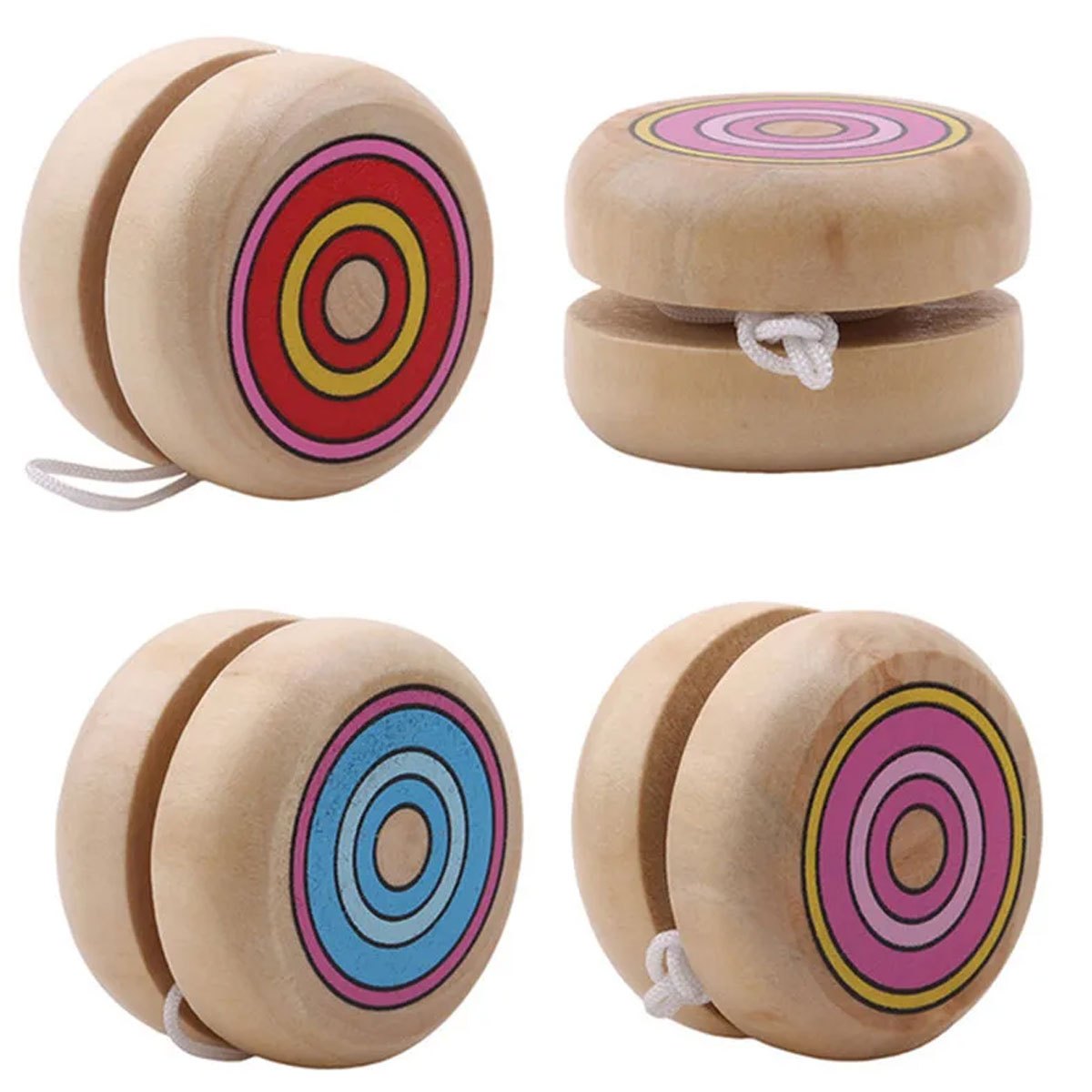 2pcs Wooden Circular Yo-Yo Bal - огляд і ціна Party Games Physical