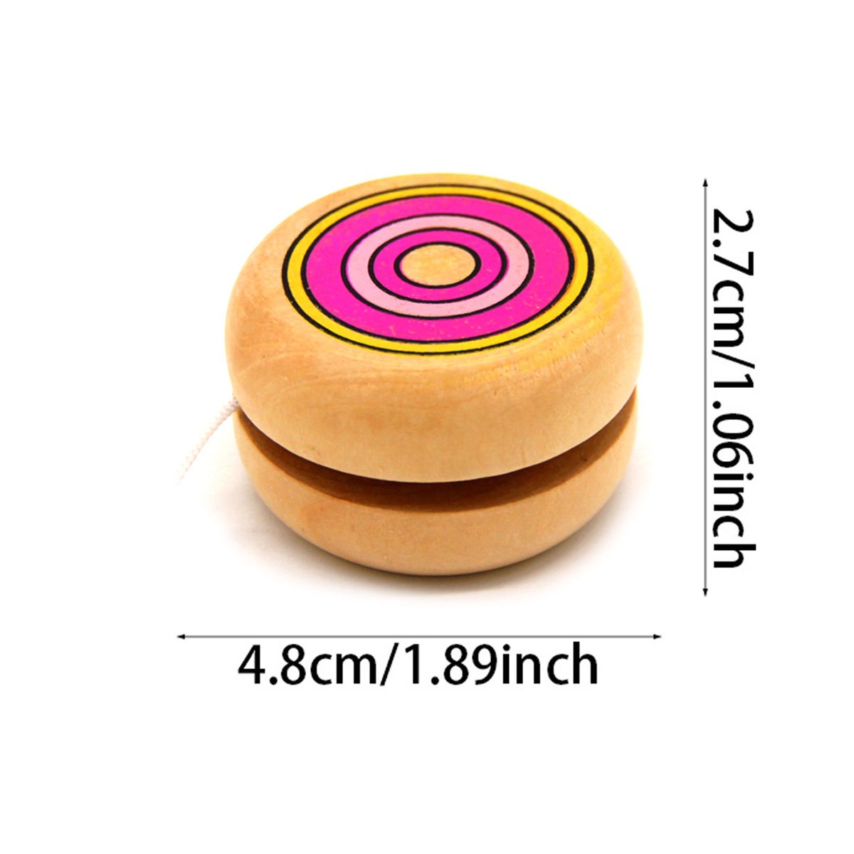 2pcs Wooden Circular Yo-Yo Bal - огляд і ціна Party Games Physical