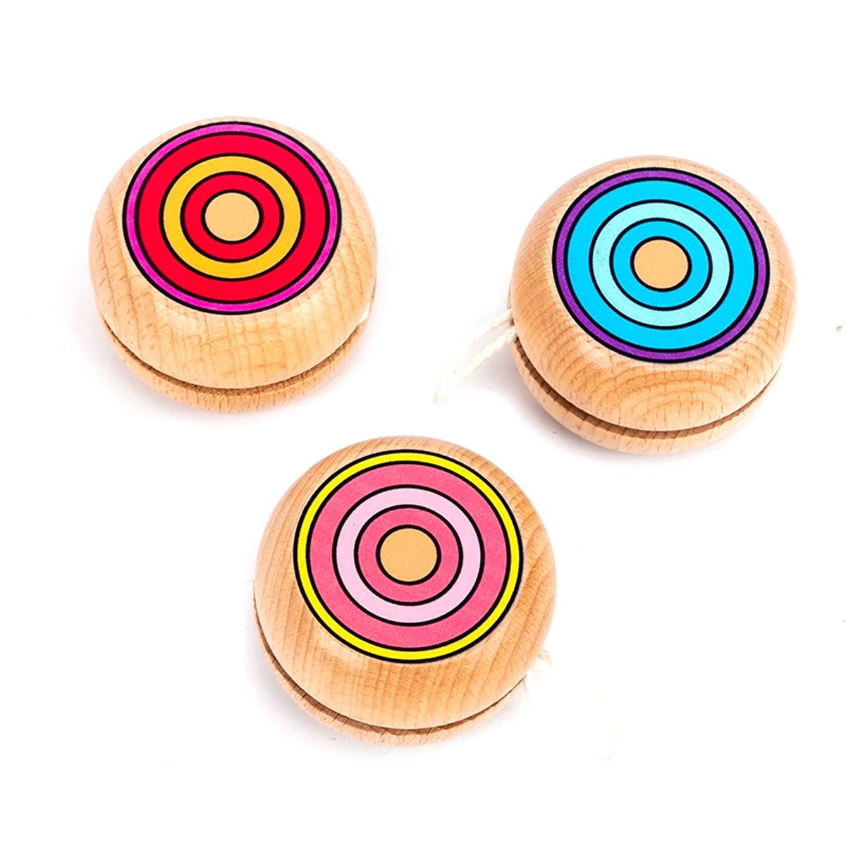 2pcs Wooden Circular Yo-Yo Bal - огляд і ціна Party Games Physical