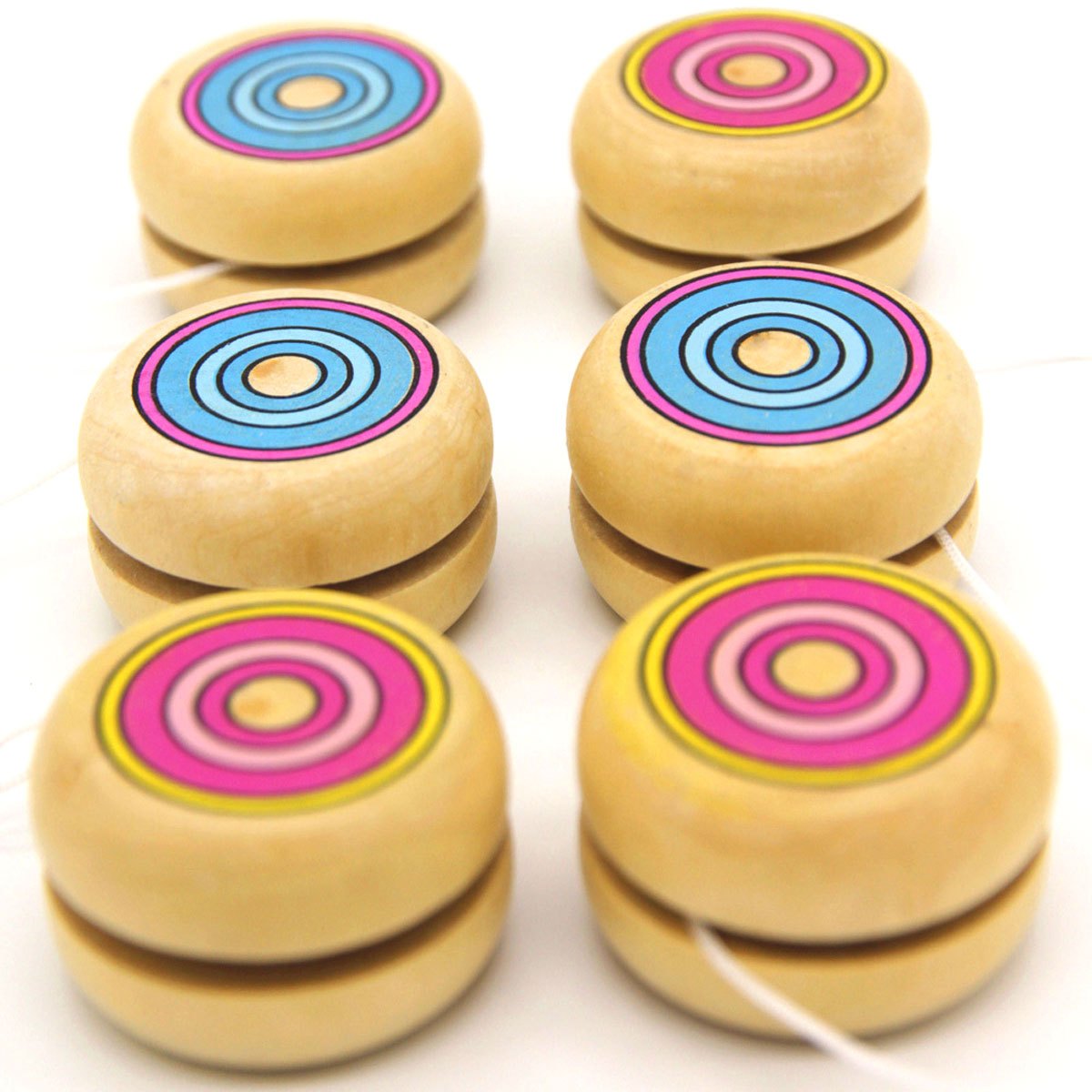 2pcs Wooden Circular Yo-Yo Bal - огляд і ціна Party Games Physical