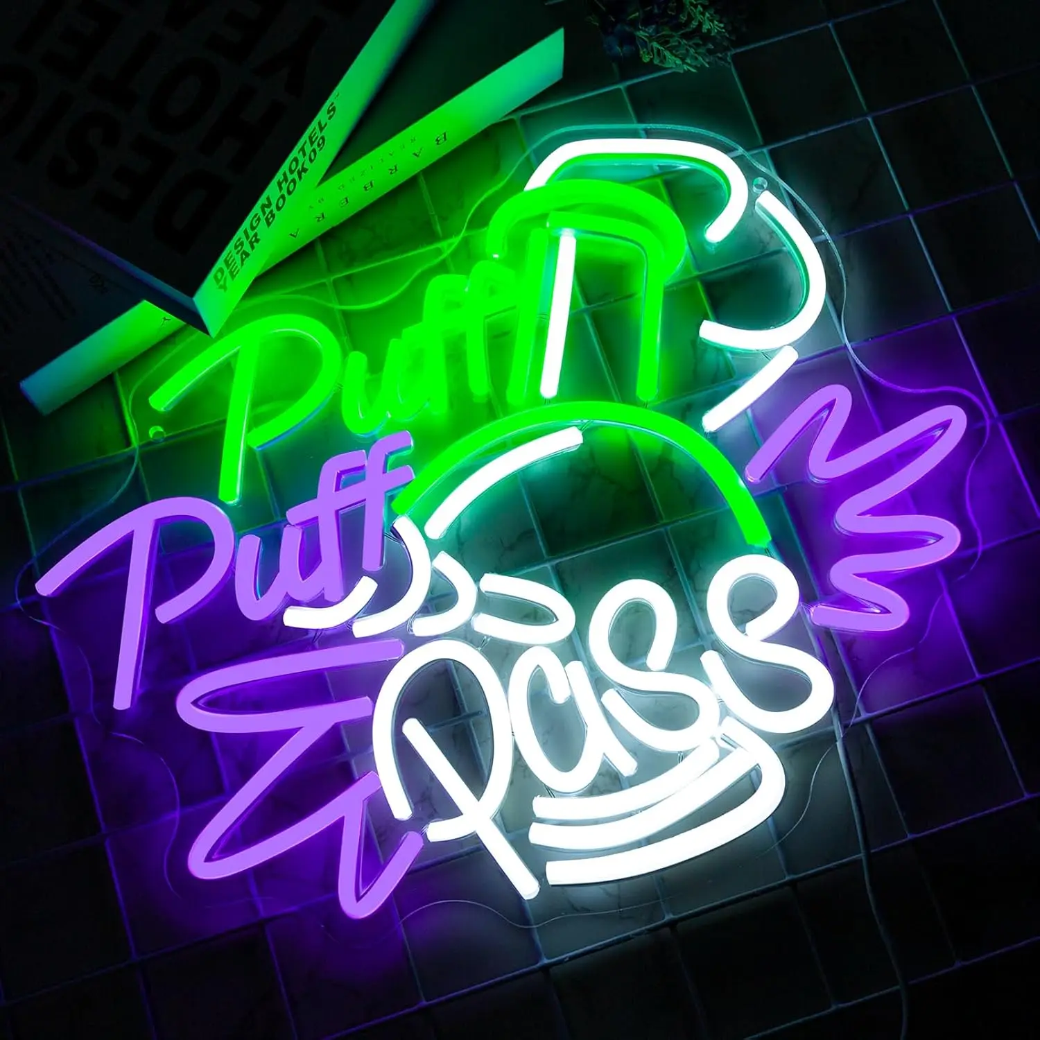 Puff Puff Pass Neon Sign Dimma - огляд і ціна Party Games Game Pass
