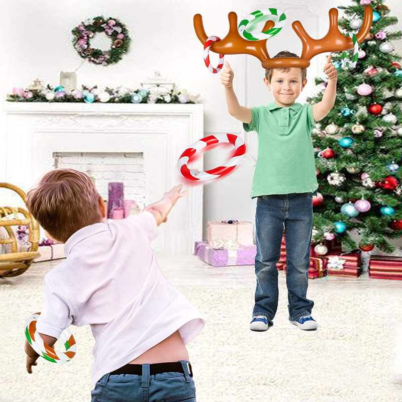 1set Inflatable Reindeer Antle - огляд і ціна Party Games No Supplies