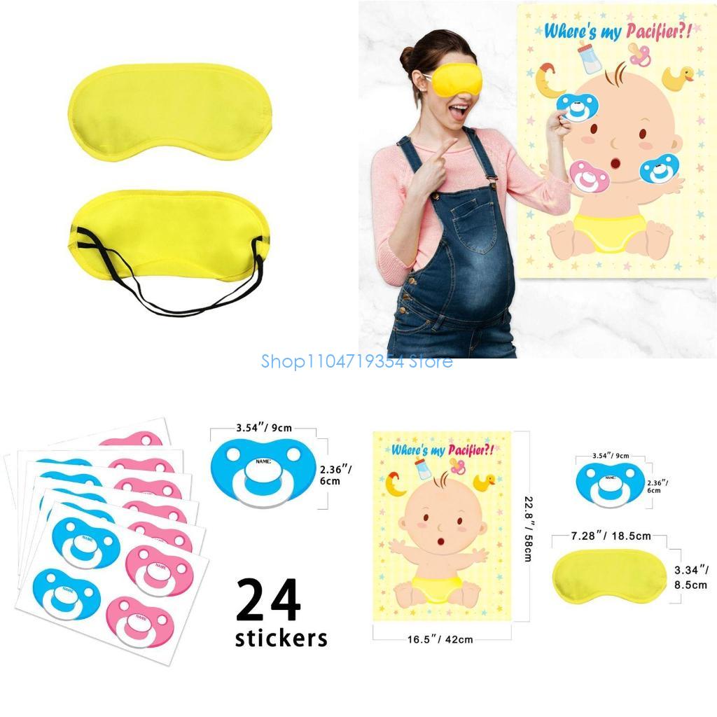 0XLD Pin The Pacifier On The B - огляд і ціна Party Games No Supplies