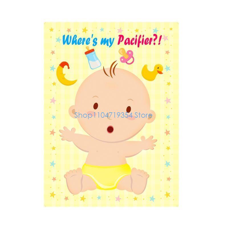 0XLD Pin The Pacifier On The B - огляд і ціна Party Games No Supplies