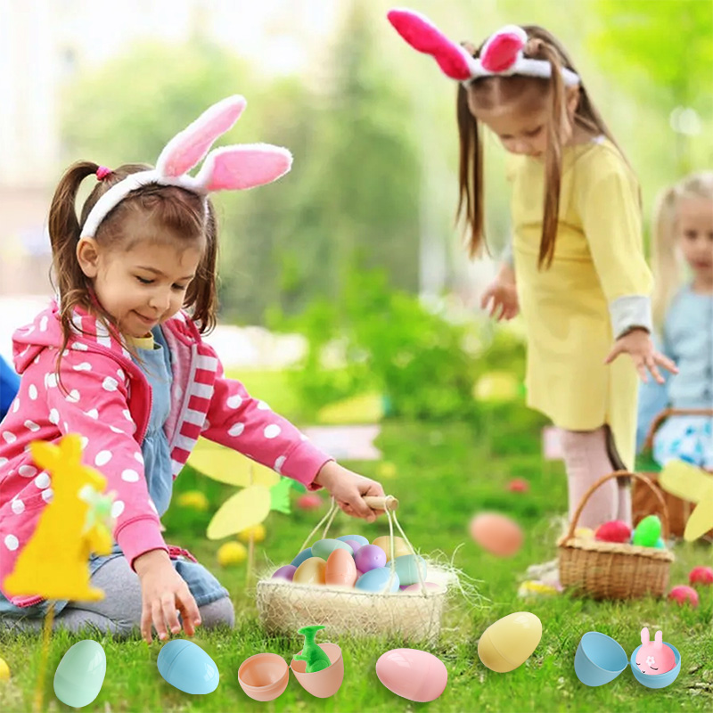 50Pcs Macaron Color Easter Egg - огляд і ціна Party Games Easter Egg