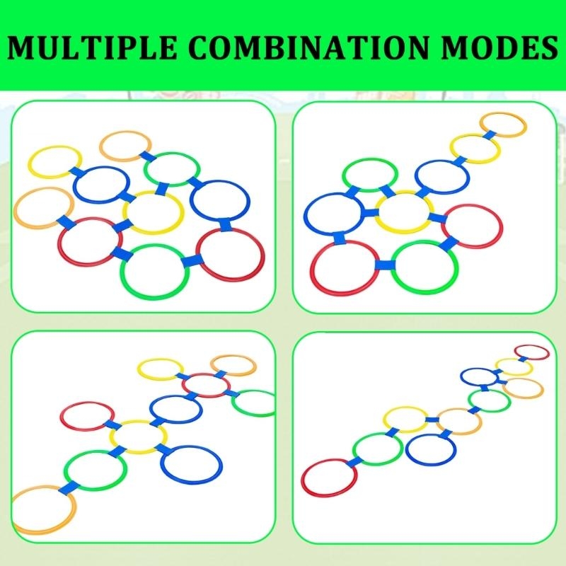  Jumping Hoop Set Outdoor Phys - огляд і ціна Party Games Physical