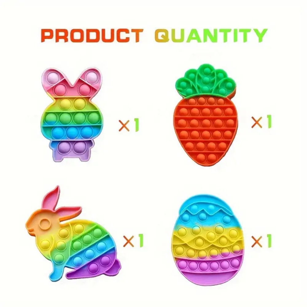 Set of 4 Easter Bunny Eggs Car - огляд і ціна Party Games Easter Egg
