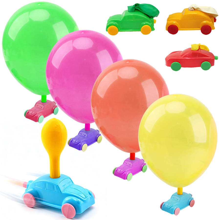 2-8pcs Balloon Powered Car Aer - огляд і ціна Party Games Physical