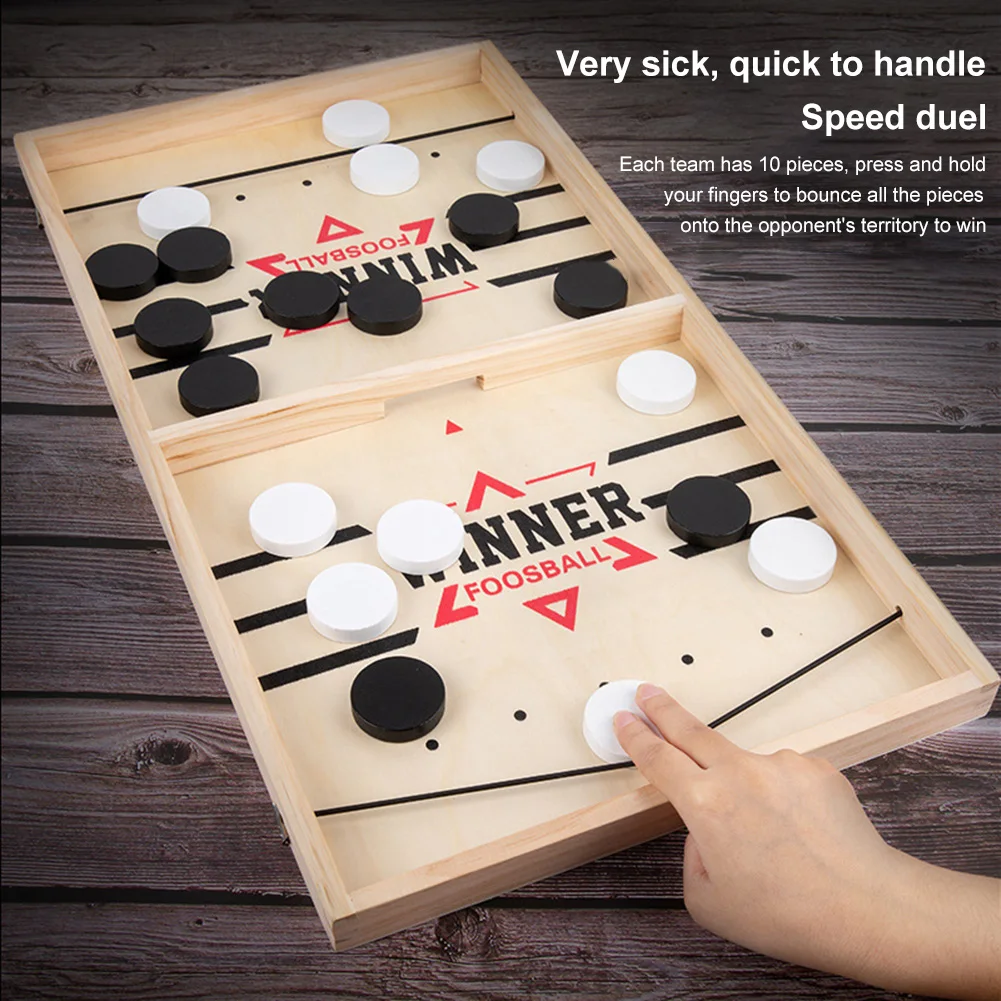 Sling Puck Board Games Wooden  - огляд і ціна Party Games For 7 People