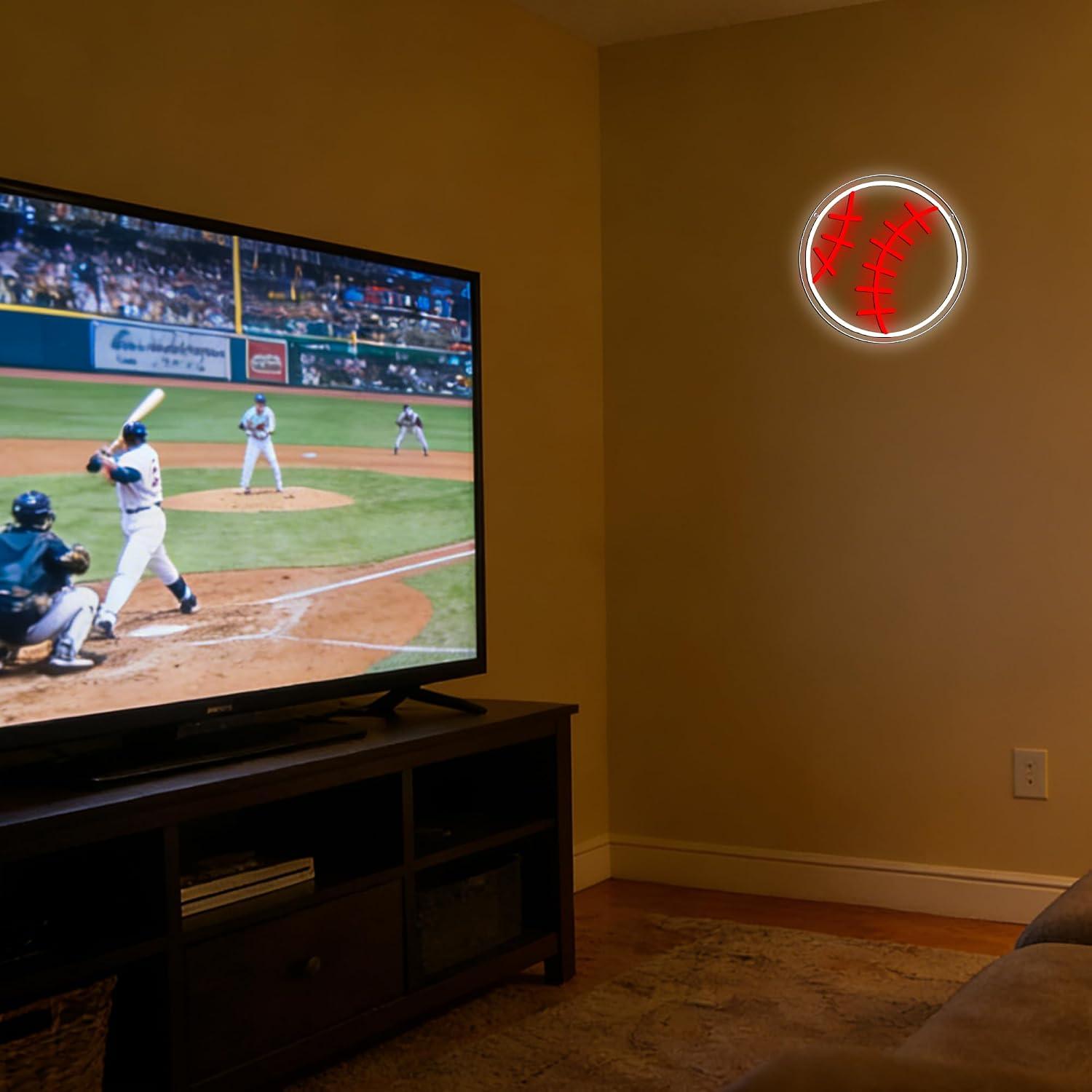 Baseball Neon Sign USB Dimmabl - огляд і ціна Party Games College