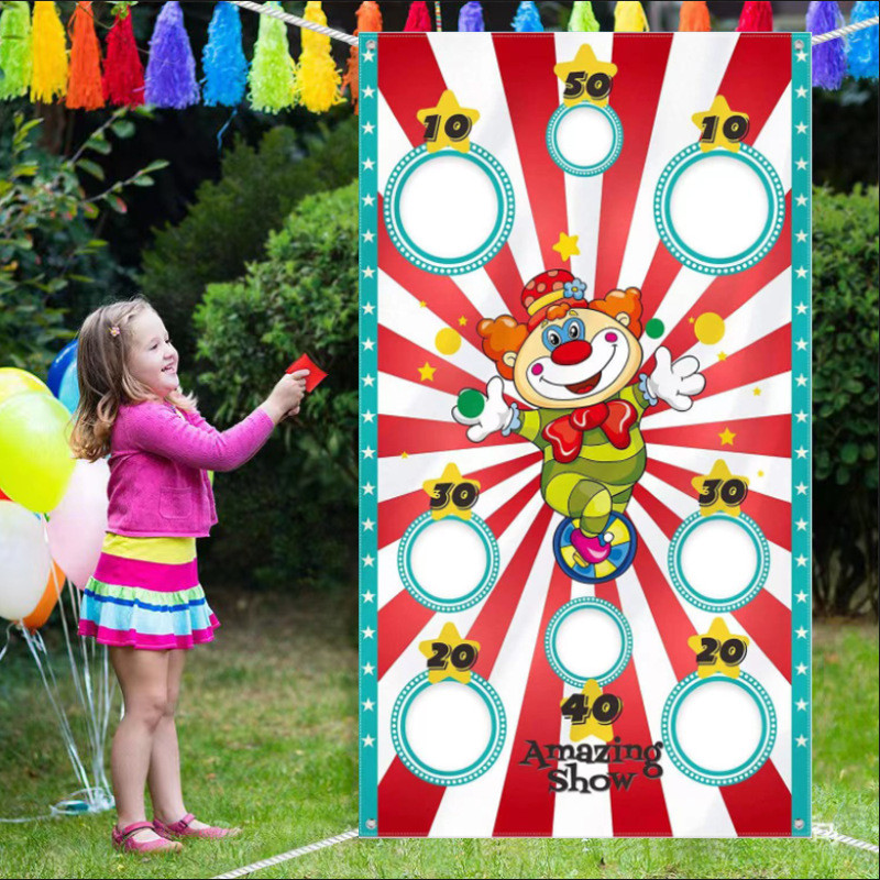 Fun Bean Bag Toys Game Banner  - огляд і ціна Party Games Physical