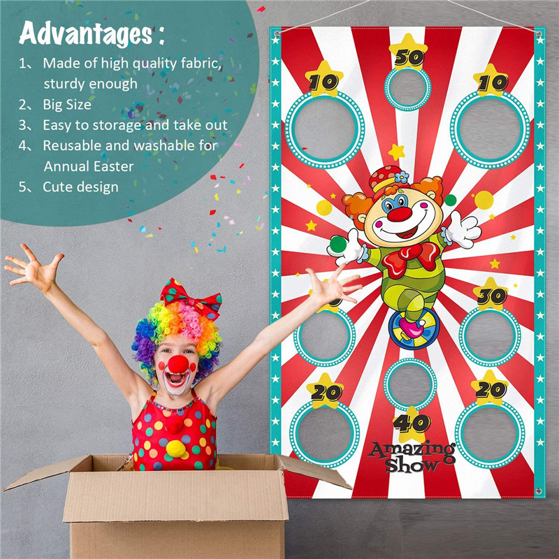 Fun Bean Bag Toys Game Banner  - огляд і ціна Party Games Physical