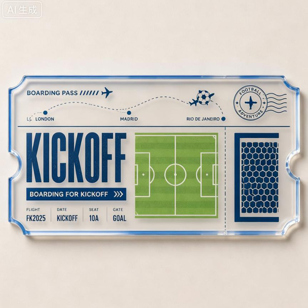 Soccer Travel Ticket Acrylic C - огляд і ціна Party Games Game Pass