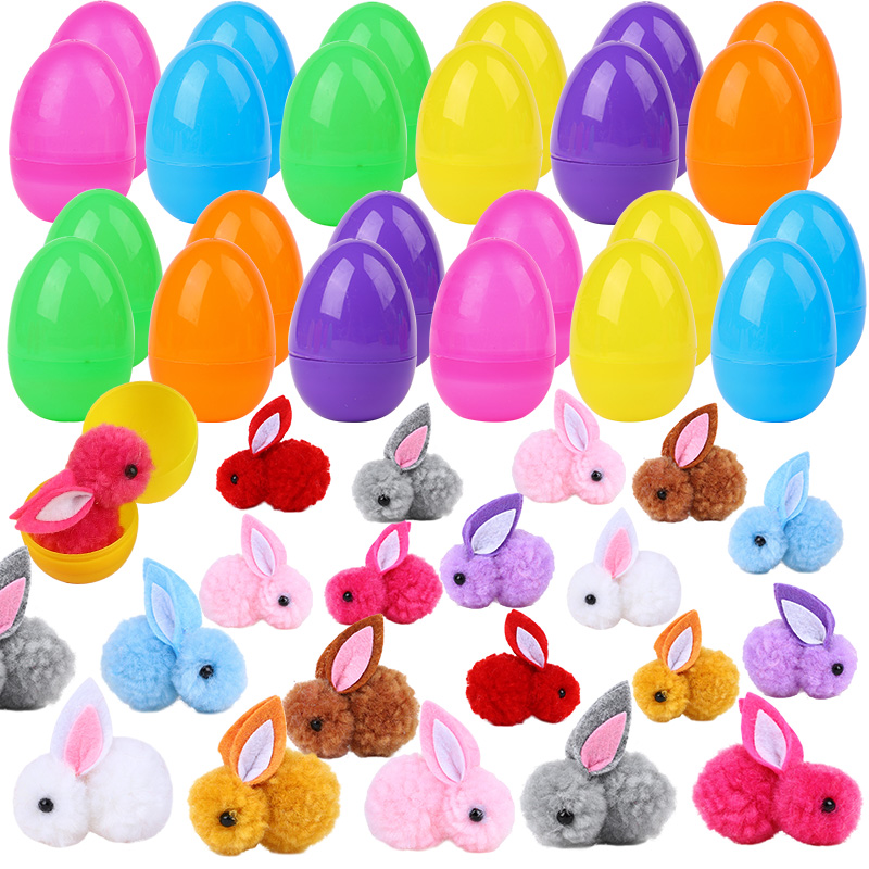 24Pcs Cute Easter Egg with Rab - огляд і ціна Party Games Easter Egg