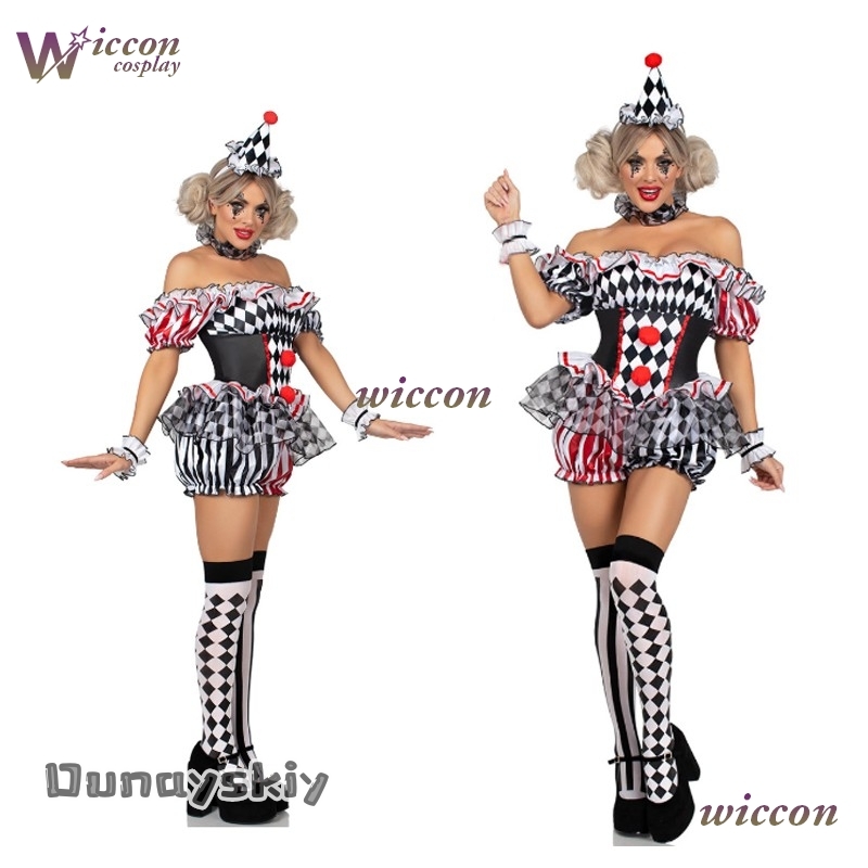 Women Clown Cosplay Costume Ci - огляд і ціна Party Games Online Free