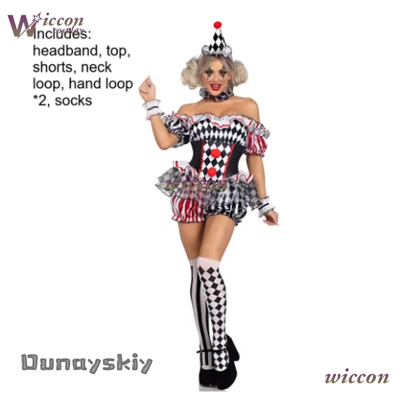 Women Clown Cosplay Costume Ci - огляд і ціна Party Games Online Free