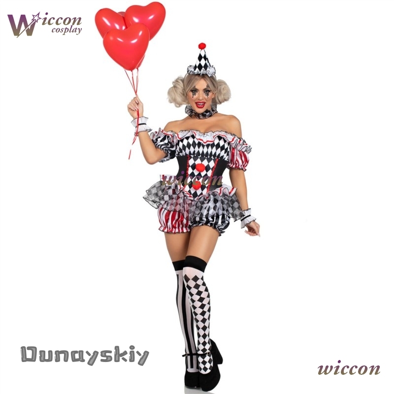 Women Clown Cosplay Costume Ci - огляд і ціна Party Games Online Free
