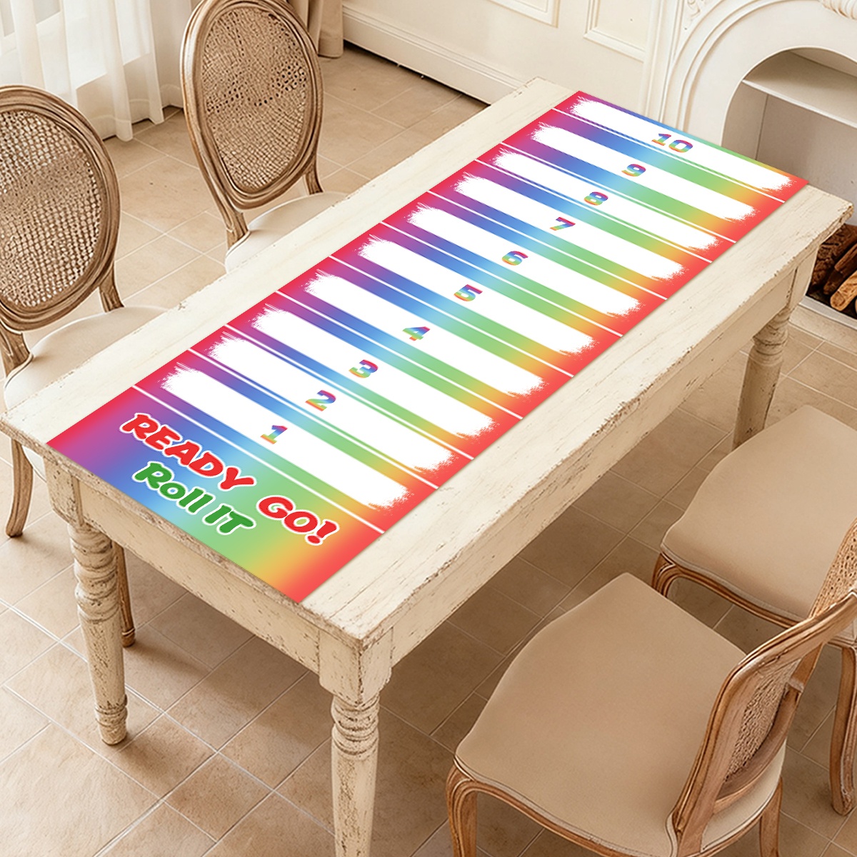 1pc Rainbow Scroll Scoring Gam - огляд і ціна Party Games No Supplies
