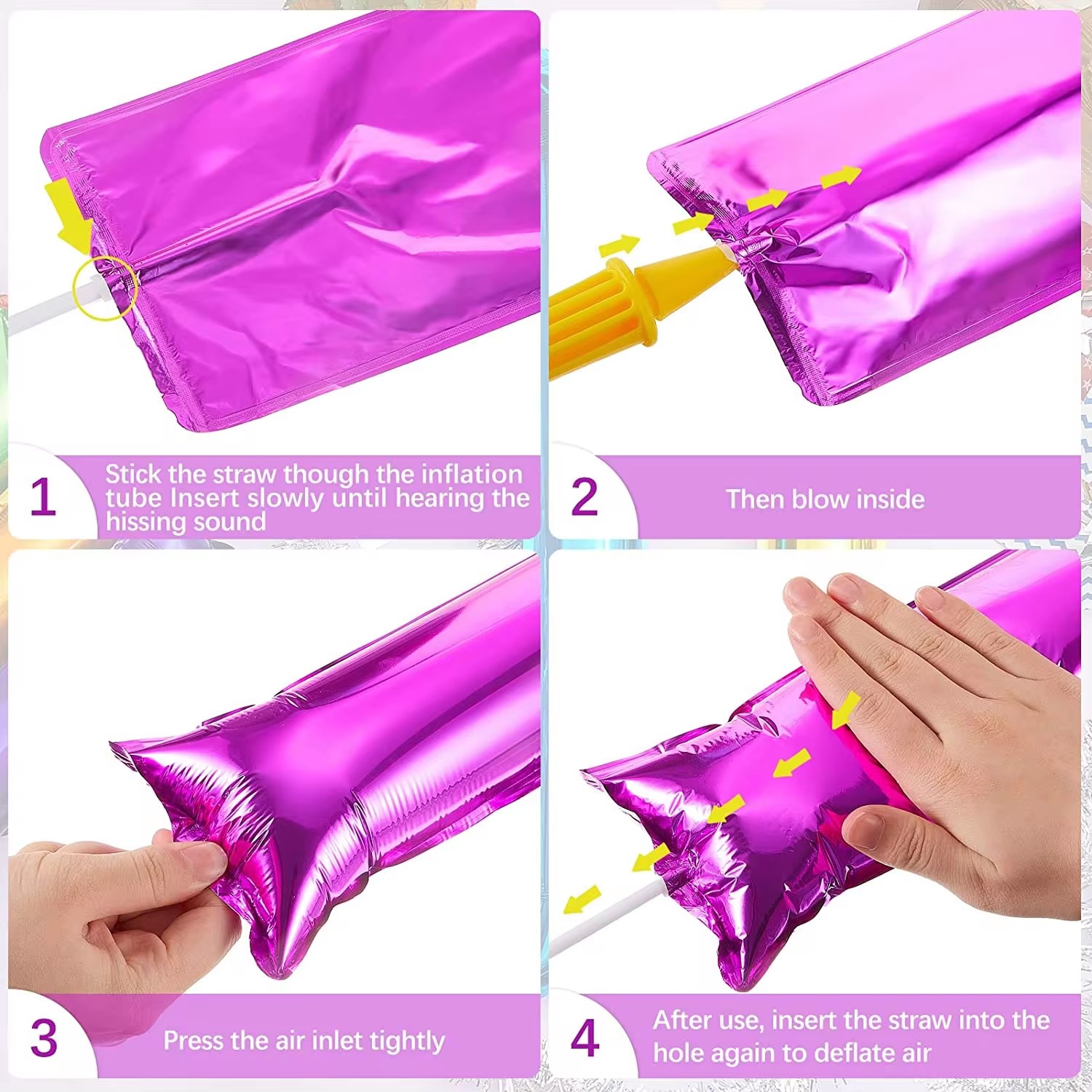 10/30pc Aluminum Film Inflatab - огляд і ціна Party Games Easter