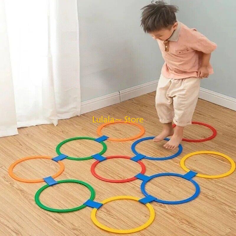 Y4QA Indoor Jump Hoops Set Fam - огляд і ціна Party Games Physical